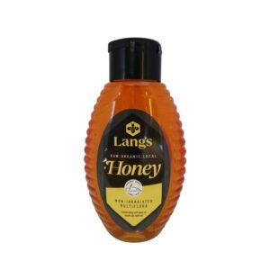 Lang's Raw Organic Honey (500ml – Squeezy Bottle)